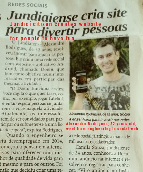 Reportagem sobre Doein