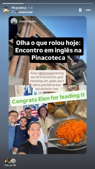Encontro Doein na Pinacoteca