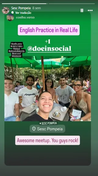 Encontro Doein no SESC Pompeia